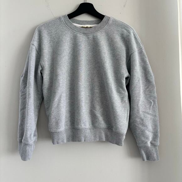 Madewell Women's Vintage Inspired Gray Crewneck Sweater Long Sleeve Size Small - Picture 1 of 6